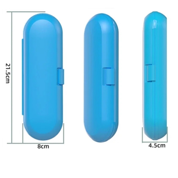 Light blue electric toothbrush travel case (ADD ON ITEM) - Picture 2 of 4